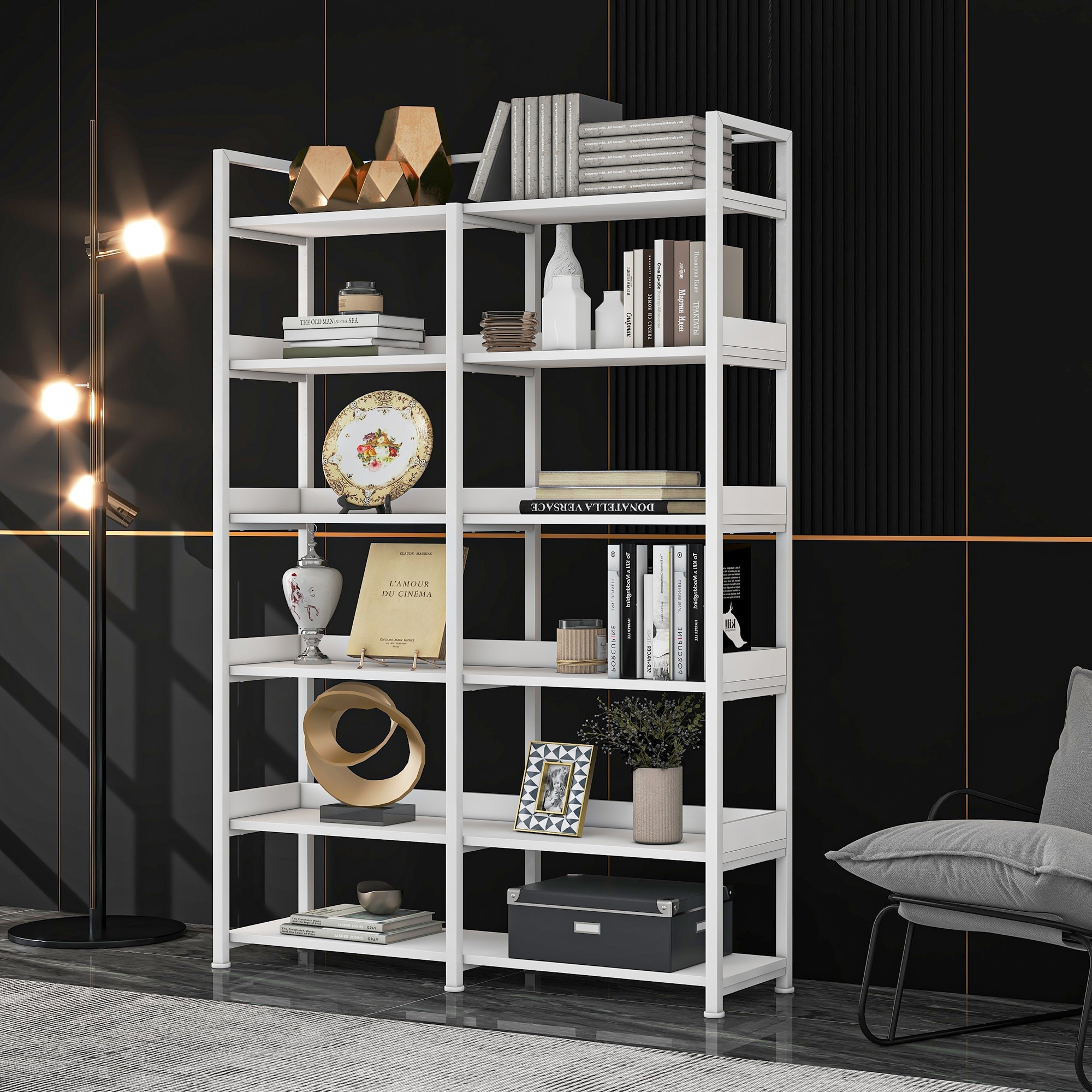 8 foot top tall bookcase