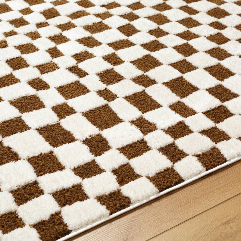 Artistic Weavers Freud Optical Illusion Checkered Area Rug