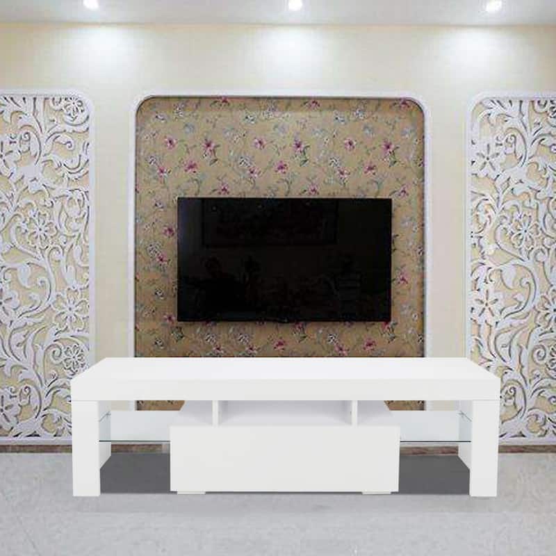 Elegant Household Decoration LED TV Cabinet with Single Drawer