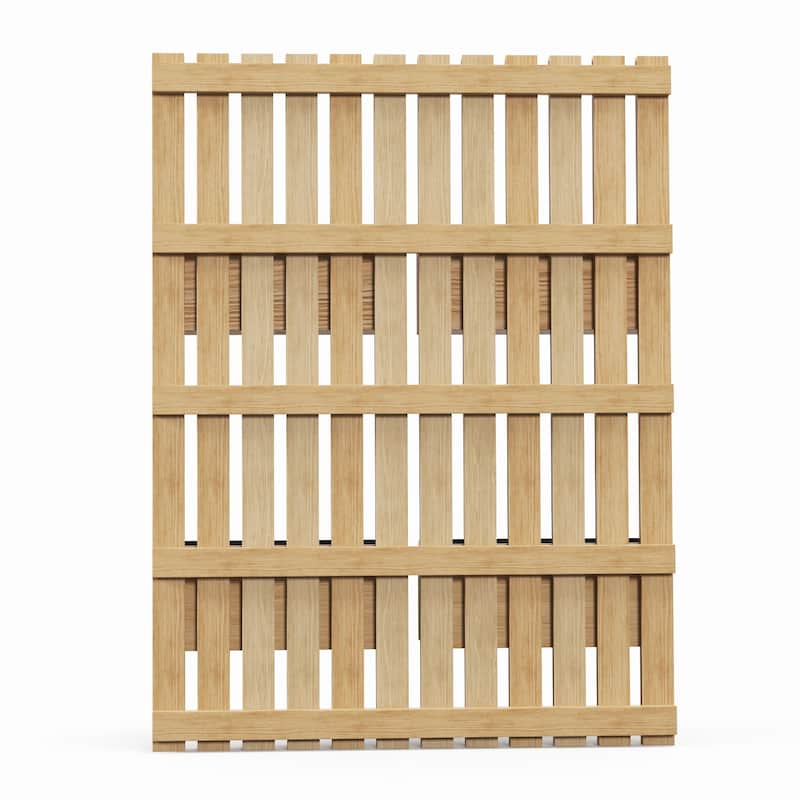 Modern Minimalist Garden Bed with Trellis Drainage Holes Adjustable Height, for Vine Flowers Climbing Plants - 8' x 10'