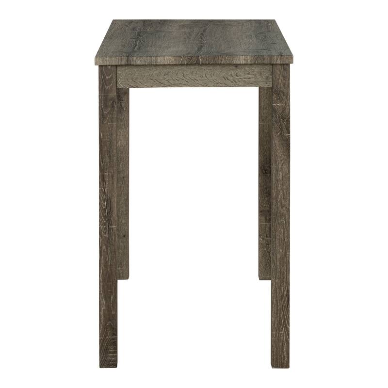 DH BASIC 3-Piece Brown Counter Height Dining Set by Denhour