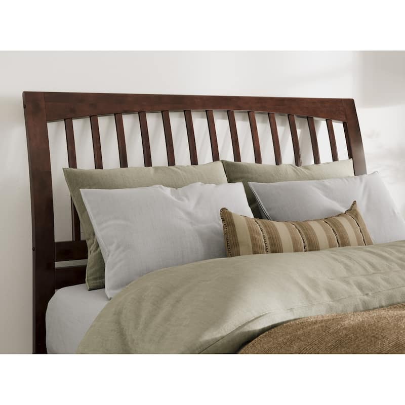 AFI Orleans Solid Wood Low Profile Platform Bed with Matching Footboard
