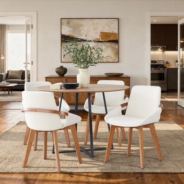 slide 2 of 55, Carson Carrington Pugo Chair with Walnut Finish