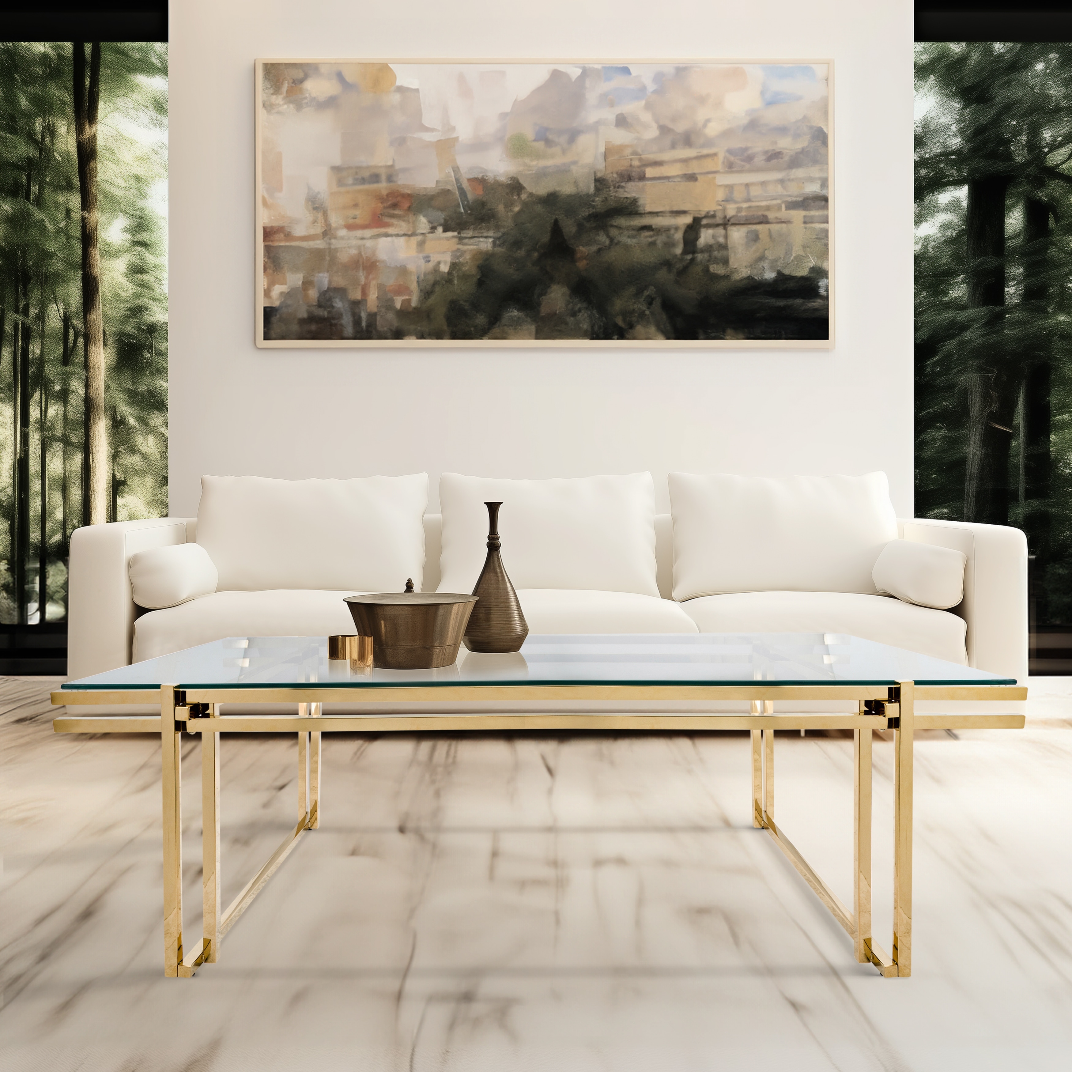 Sagebrook home shop cane coffee table