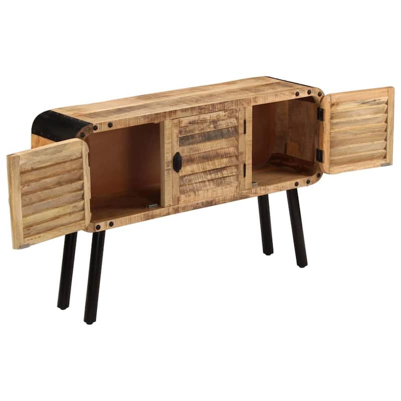 vidaXL Sideboard Solid Mango Wood 47.2"x11.8"x29.9" - 47.2"x11.8"x30"