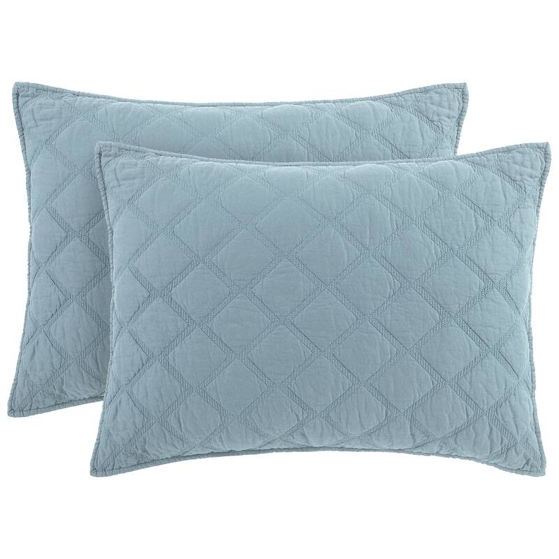 Anne Klein 100% Cotton Classic Diamond Quilt Set
