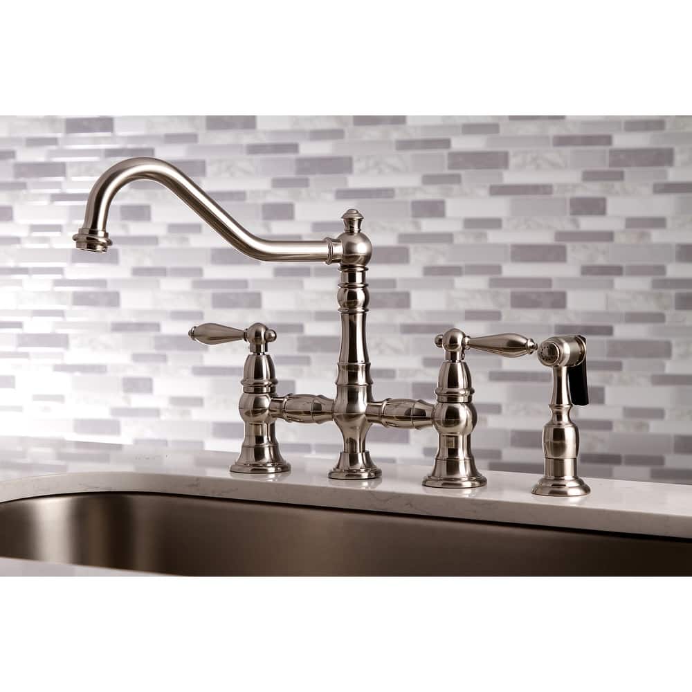 Kingston Brass Restoration Kitchen Faucet with Side Sprayer