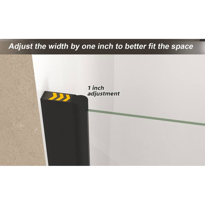 31-30"x 72" Bifold Shower Door, 1/4"(6mm) Tempered Glass, Aluminum Frame, Explosion Proof Film