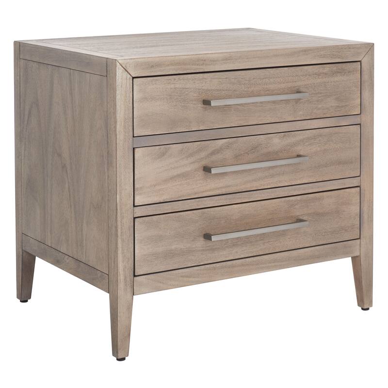 SAFAVIEH Couture Sija 3-Drawer Wood Nightstand