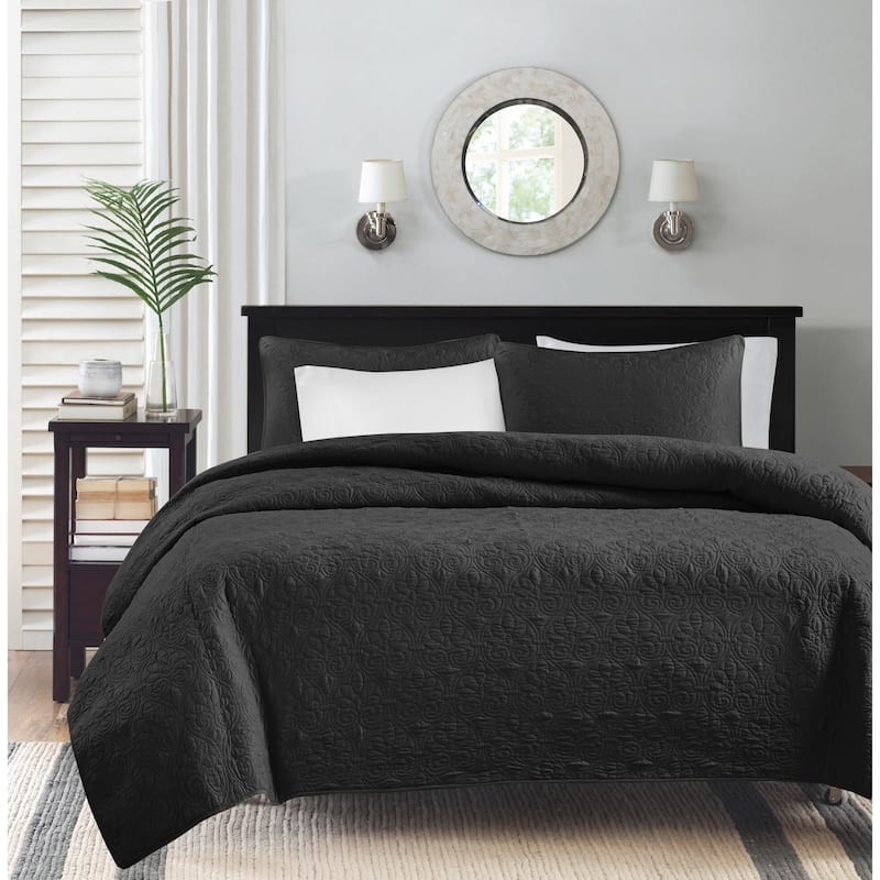Madison Park Mansfield Reversible Quilt Set
