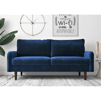 Devaney Velvet 71.6" Round Arms Sofa