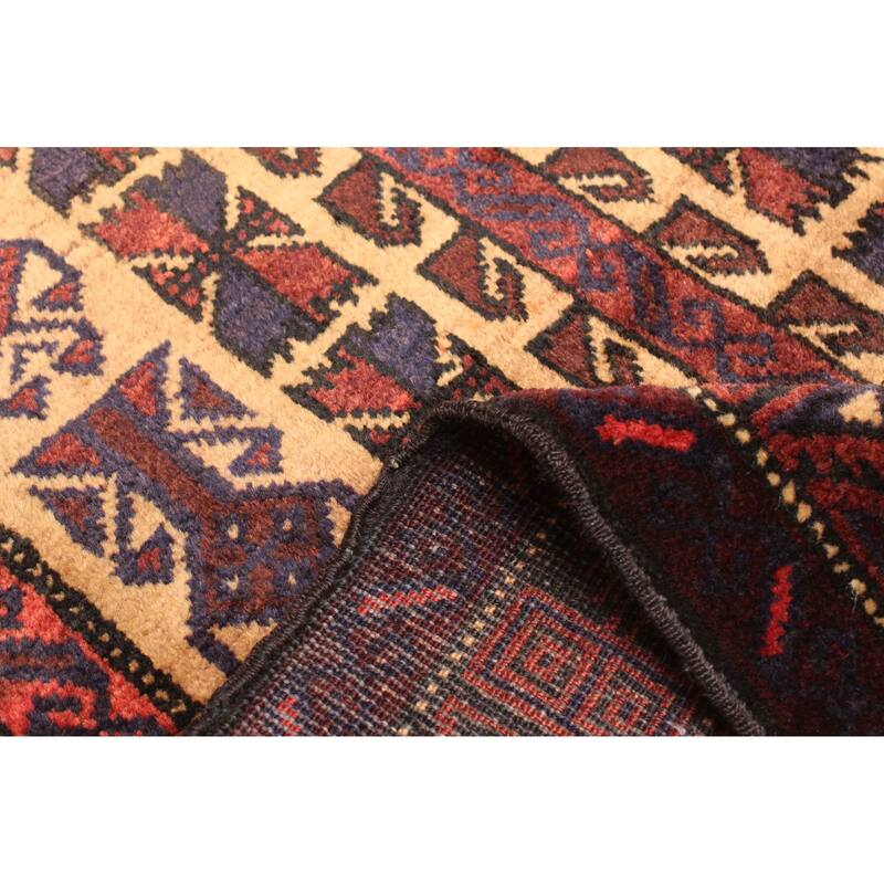 ECARPETGALLERY Hand-knotted Teimani Tan Wool Rug - 2'11 x 5'0