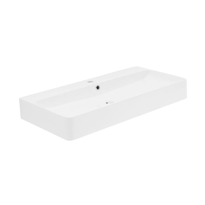 Swiss Madison SM-WS334 Carre 35-5/8" Rectangular Ceramic Wall Mounted
