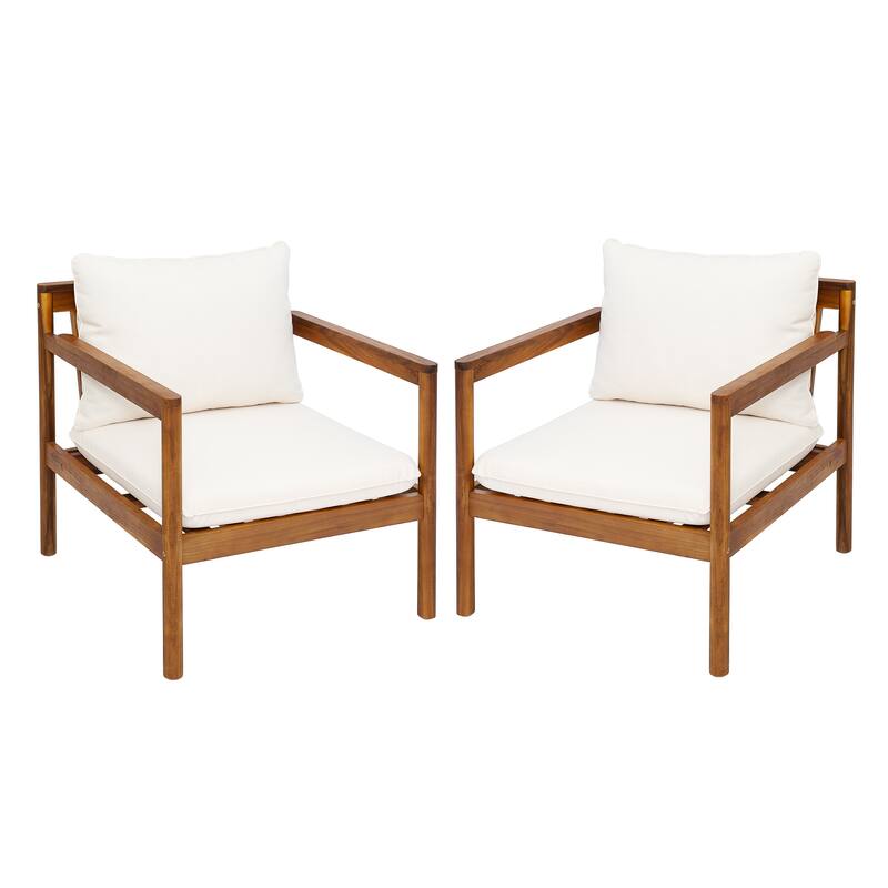 Christopher Knight Home- Madison Outdoor Acacia Rope Back Chair