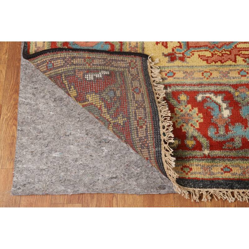 Heriz Serapi Indian Area Rug Handmade Wool Carpet - 7'11" x 9'11"