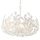 preview thumbnail 1 of 9, Crystorama Lighting Group 566 Broche 5 Light 23" Wide Taper Candle Matte White