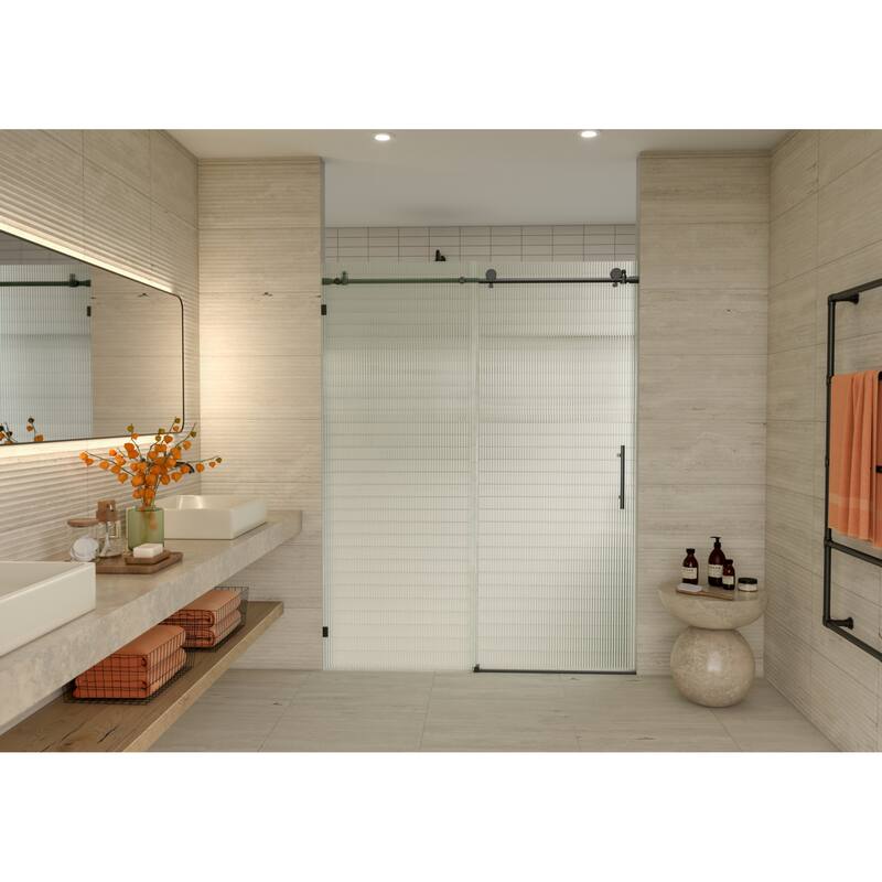 Glass Warehouse FLSLD-60-R Galaxy 78" High x 60" Wide Sliding