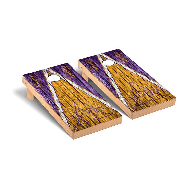 Alcorn State Braves Weathered Cornhole Board Set