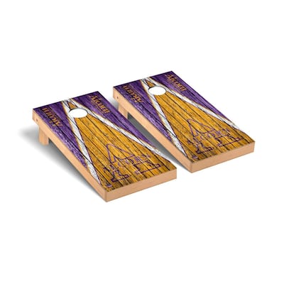 Alcorn State Braves Weathered Cornhole Board Set