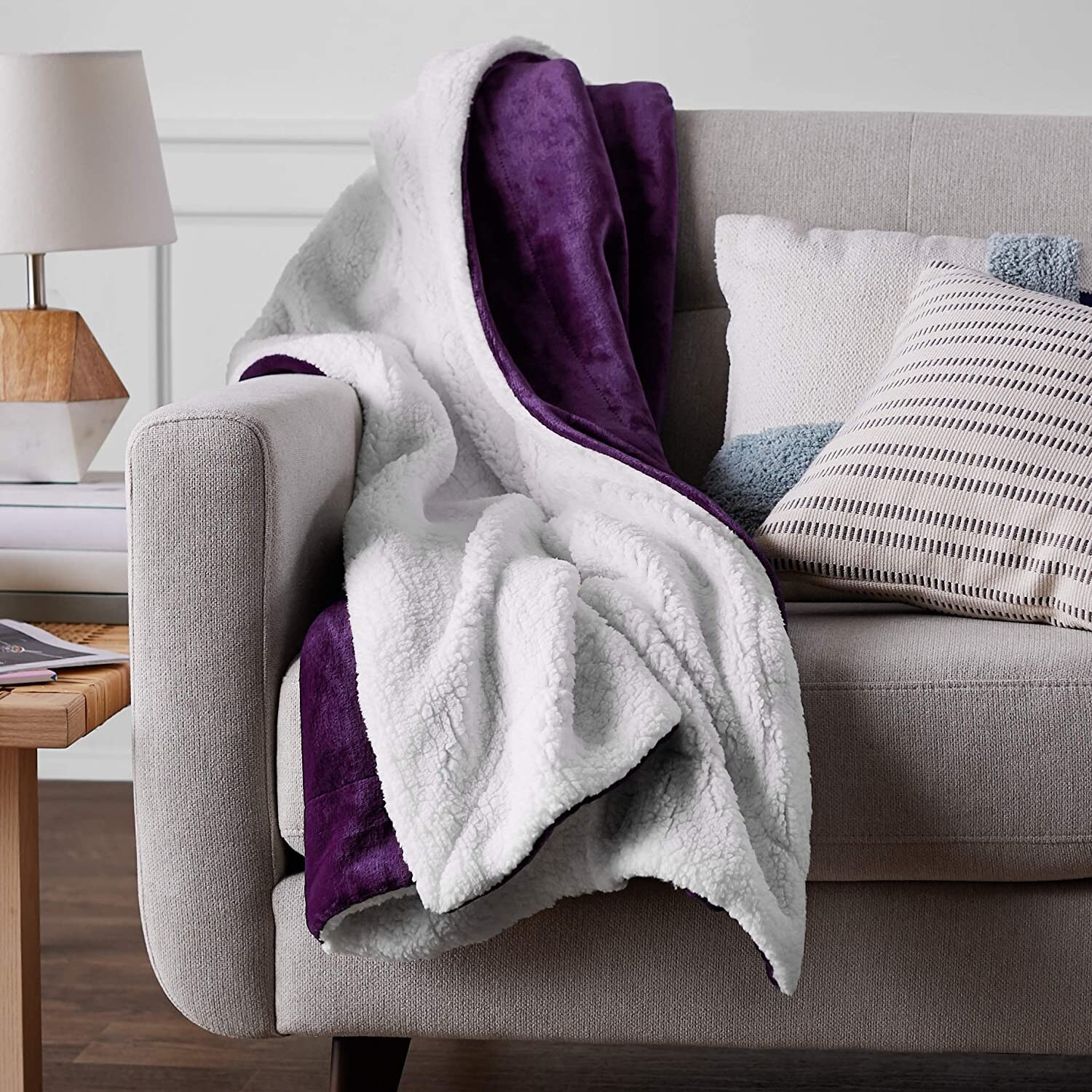 Ultra Soft Micromink Sherpa Blanket