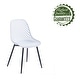preview thumbnail 14 of 19, Porthos Home Egil Dining Chairs Set Of 2, Plastic Back, Iron Legs