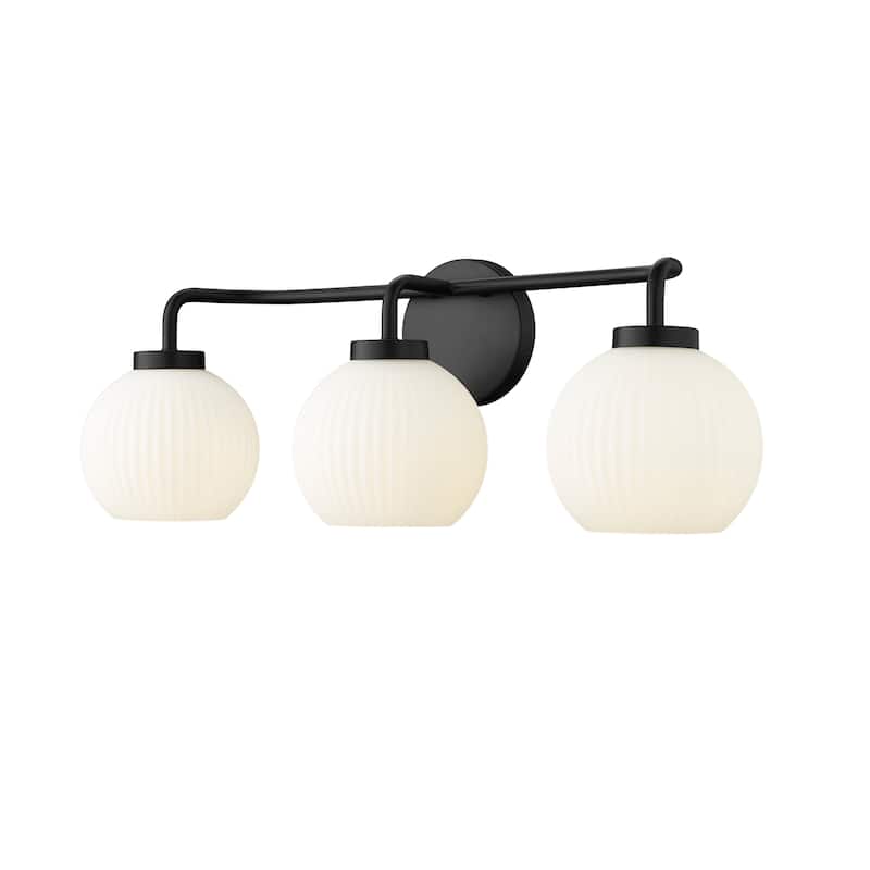 Oprah Vanity Light - Matte Black - 3 Light