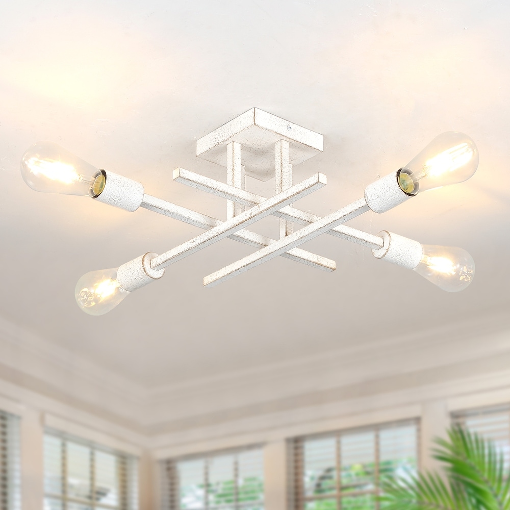 Semi flush hot sale mount lighting modern
