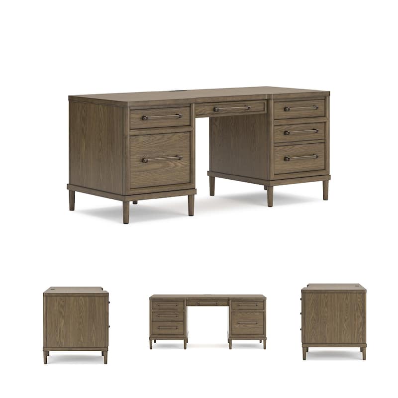 Signature Design by Ashley Roanhowe Brown 68" Home Office Desk