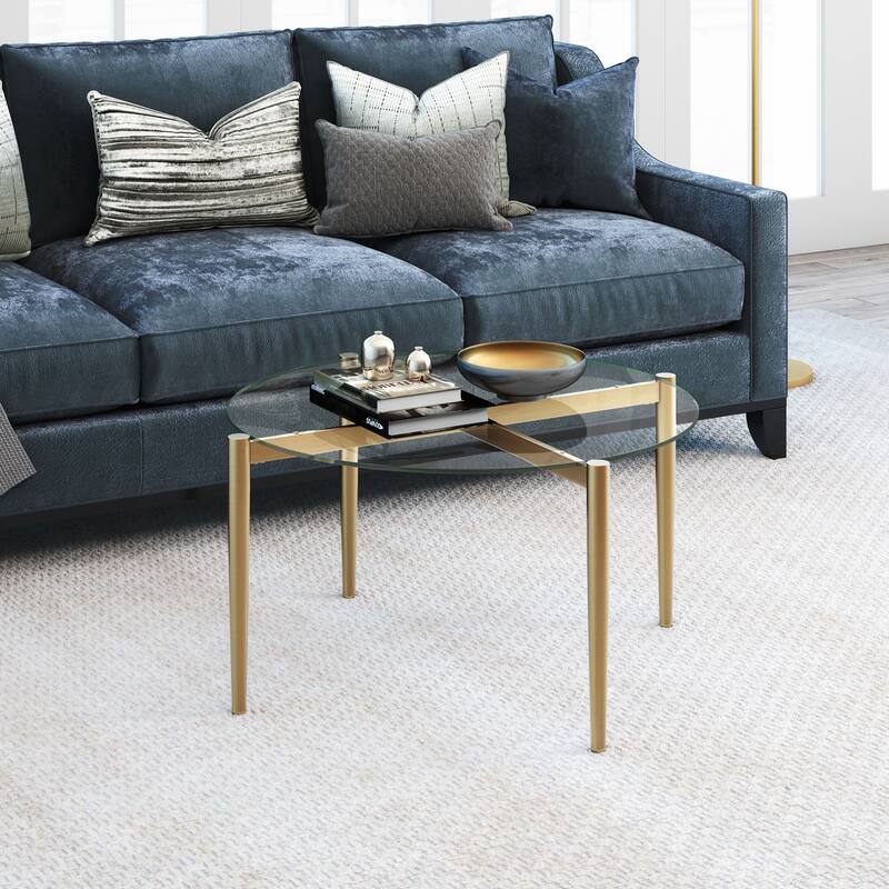 Kadmos Mid-Century Glam Coffee Table