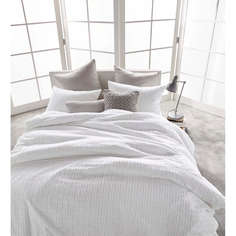 DKNY Refresh Duvet Cover - White - King