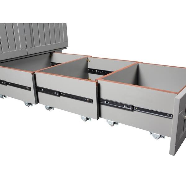 Atlantic Nantucket Murphy Bed Chest With Charging Station On Sale Overstock 16740646
