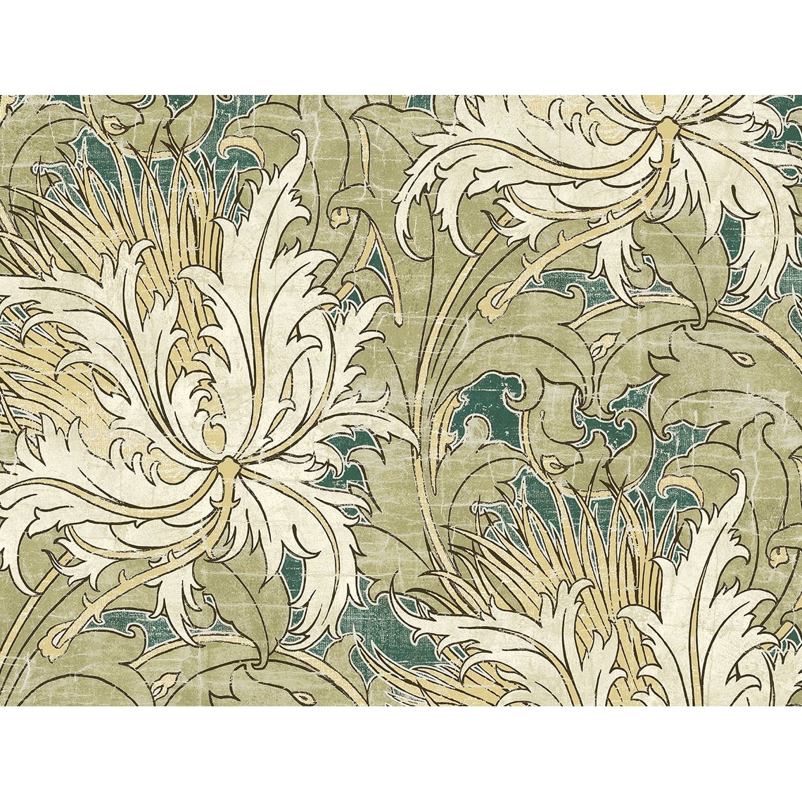 NextWall Floral Folly Peel and Stick Wallpaper