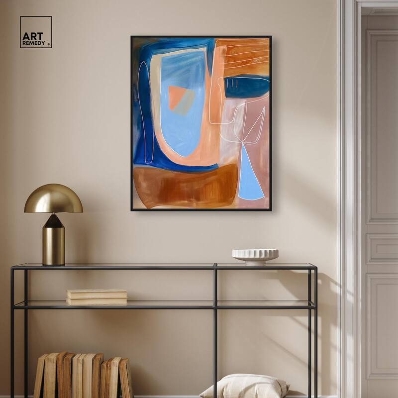 An Abstract Oil II Canvas by Art Remedy