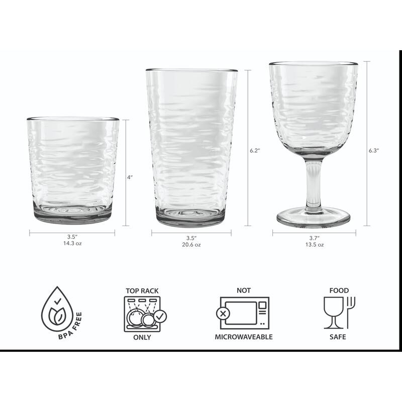 Abode Homewares Foundry Jumbo, 20.6 oz. Set of 6