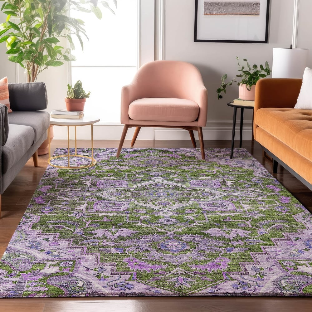 Premium Washable Super Soft Traditional Heriz Mayfield Rug