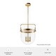 preview thumbnail 6 of 10, Hunter Karloff Clear Glass Bell-Shaped Pendant - Kitchen Island, Dining Room, Entry - Modern Farmhouse, Rustic, Industrial