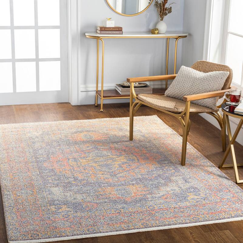 Zaro Traditional Area Rug - 9'2" x 12' - Orange