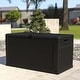 preview thumbnail 1 of 26, 120 Gallon Plastic Deck Box for Outdoor Patio Storage & Deck Organization Black