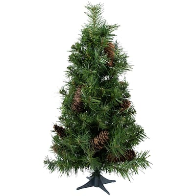 Full Dakota Pine Artificial Christmas Tree - 2' - Unlit - 2 Foot