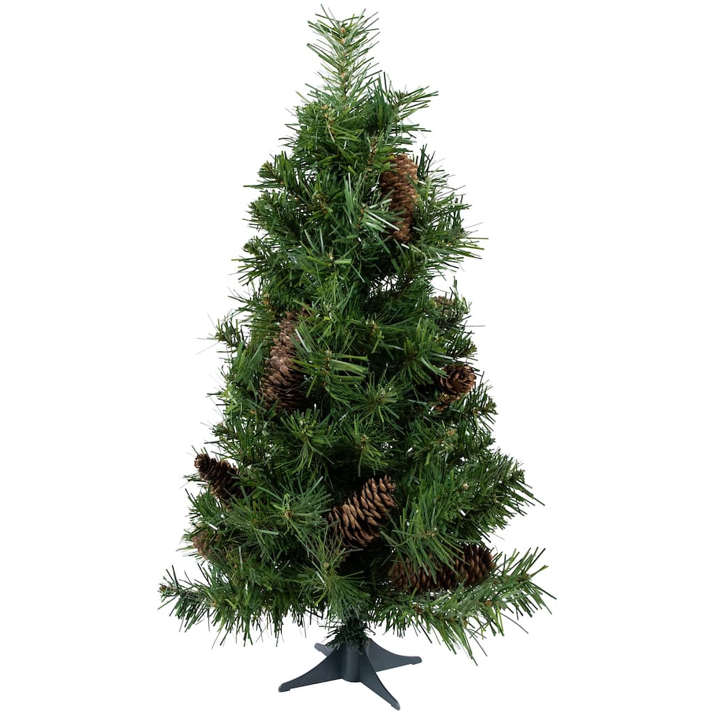 Full Dakota Pine Artificial Christmas Tree - 2' - Unlit - 2 Foot