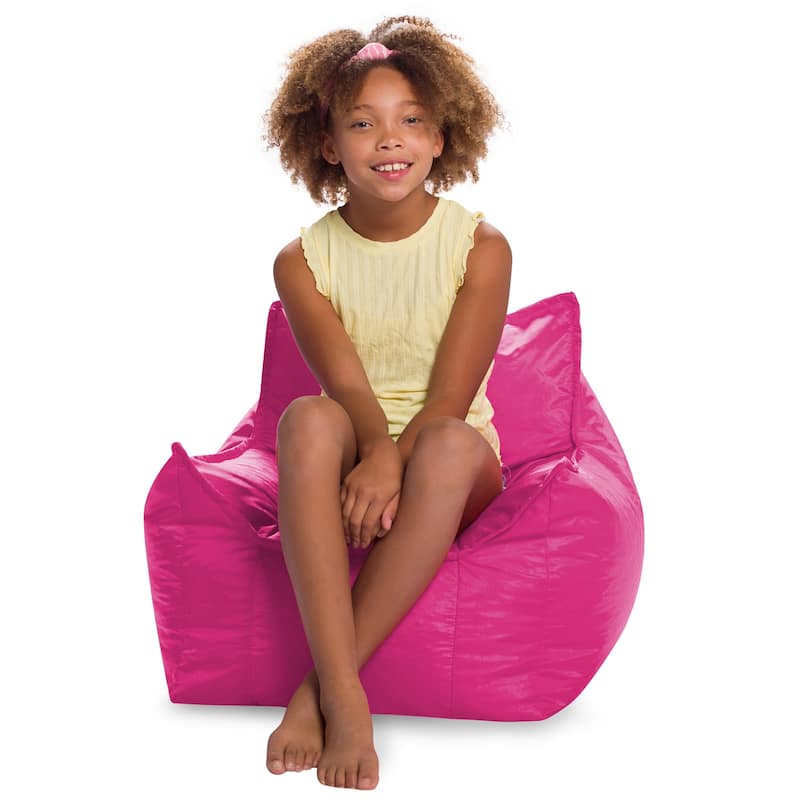Bean Bag Chair for Kids, Teens and Adults, Comfy Chairs for your Room - Newport Chair - Pink