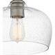 preview thumbnail 7 of 6, Remington 1-Light Antique Nickel Semi-Flush Mount - Antique Nickel