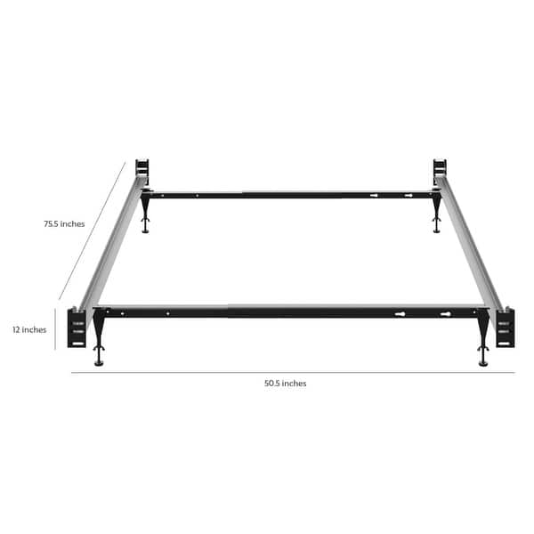 Graco Metal Bed Frame - Crib Conversion Kit compatible with any 4-in-1 or 5-in-1 convertible crib