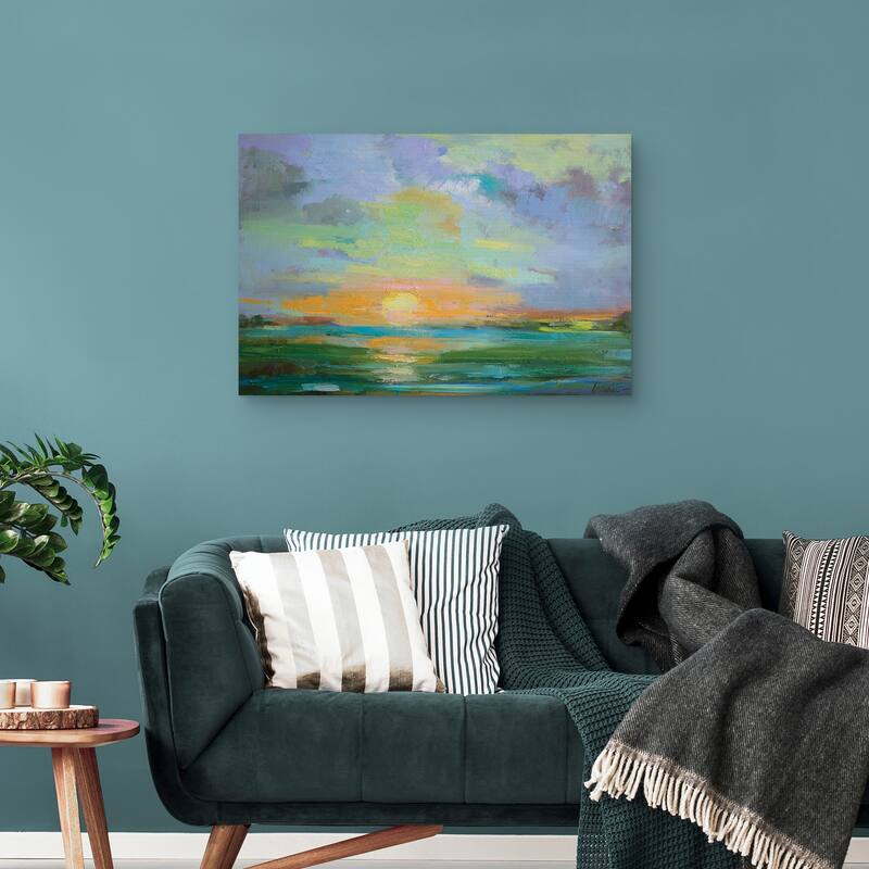Sherbert Sunset by Alexi Fine Canvas Art Print