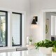 preview thumbnail 8 of 19, 1/2/3/4-Light Modern Black Gold Bathroom Vanity Lights Linear Metal Wall Sconces for Powder Room