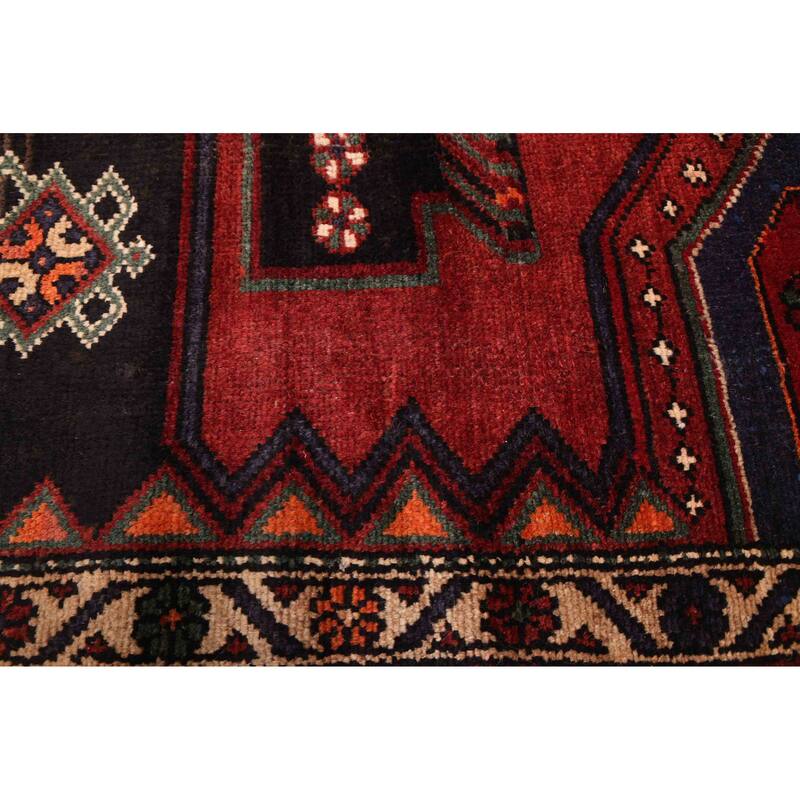 ECARPETGALLERY Hand-knotted Anatolian Vintage Red Wool Rug - 4'5 x 8'4