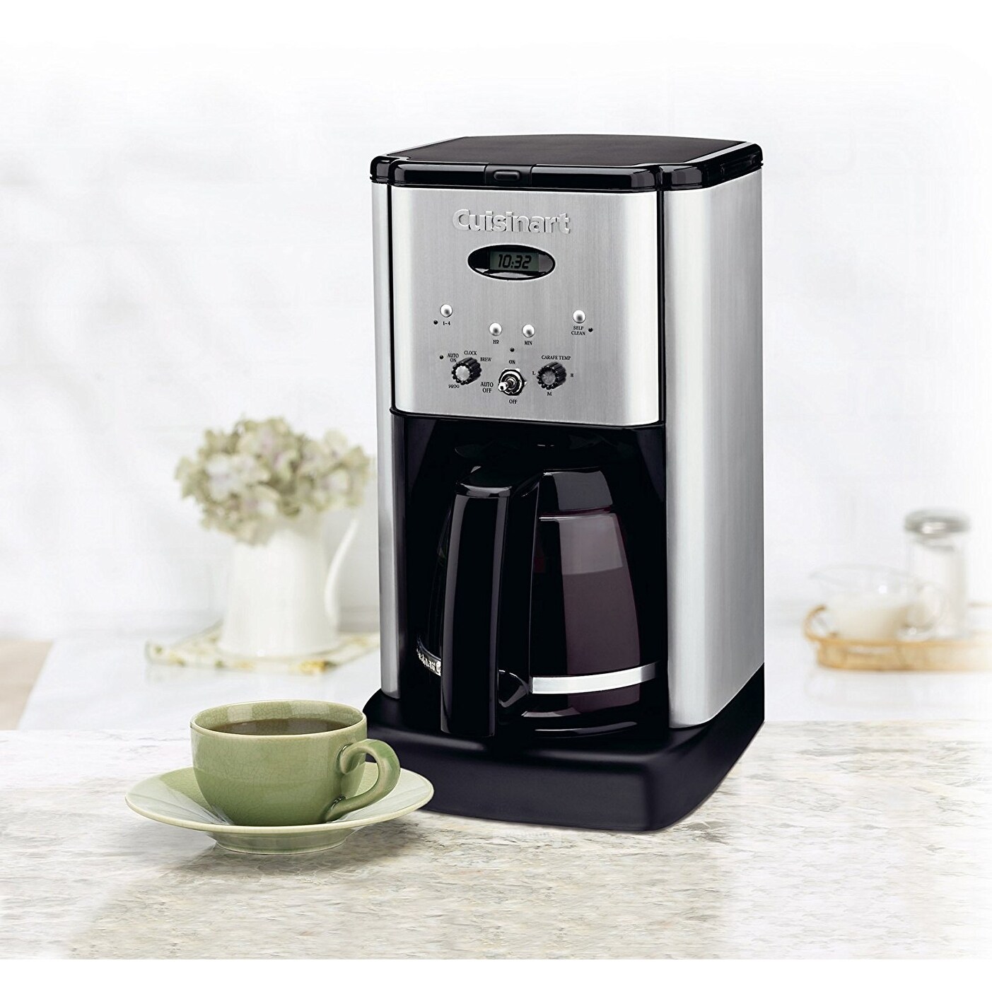 Cuisinart DCC-1200 Brew Central 12 Cup Programmable Coffeemaker Black/Silver Cuisinart DCC-1200 Brew Central 12 Cup Programmable Coffeemaker Black/Silver