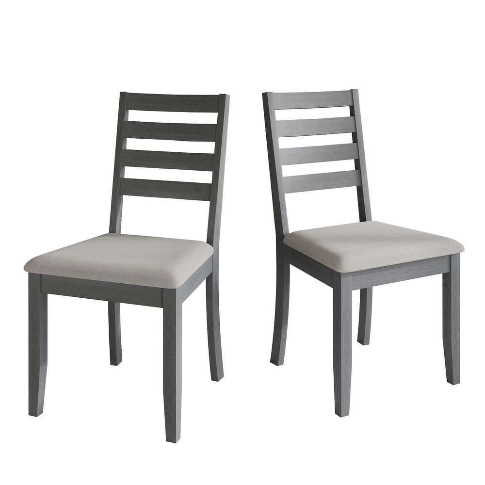 CraftPorch Simple Timeless Wooden Dining Chairs (Set of 2)