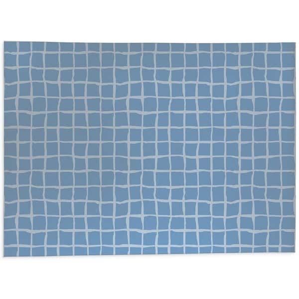 GRID IRON BLUE Kitchen Mat By Kavka Designs Bed Bath & Beyond 31888800