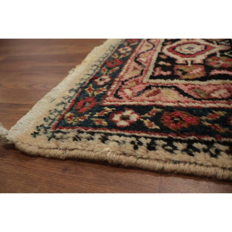 Hand Knotted Oriental 100% Wool Carpet Traditional Floral Oranges & Rust Mahal Area Rug - 12' 0'' X 10' 3''